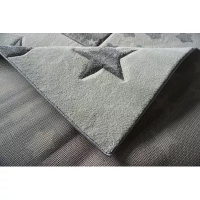 Kinderzimmer Teppich 140x190 DORRIS 13 - grau/rosa