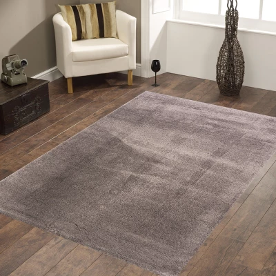 Moderner Stückteppich 80x150 COALINGA 1 - braun