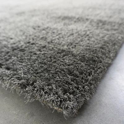 Moderner Stückteppich 60x100 COALINGA 1 - dunkelgrau