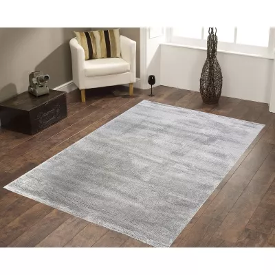 Moderner Stückteppich 60x100 COALINGA 1 - hellgrau