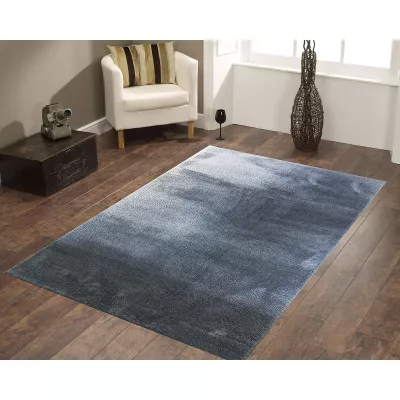 Moderner Stückteppich 200x290 COALINGA 1 - hellblau