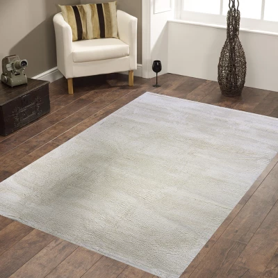 Moderner Stückteppich 60x100 COALINGA 1 - weiß