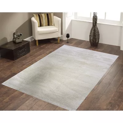 Moderner Stückteppich 80x150 COALINGA 1 - weiß