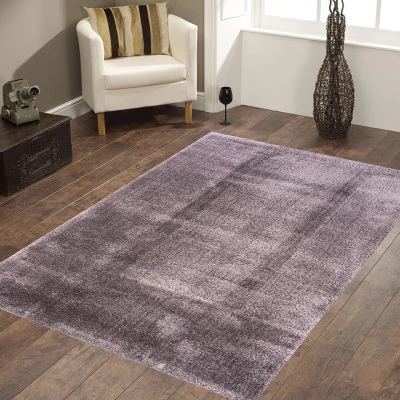 Moderner Stückteppich 60x100 COALINGA 1 - dunkelviolett