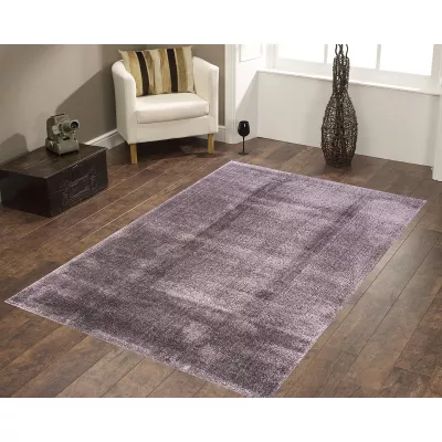 Moderner Stückteppich 60x100 COALINGA 1 - dunkelviolett