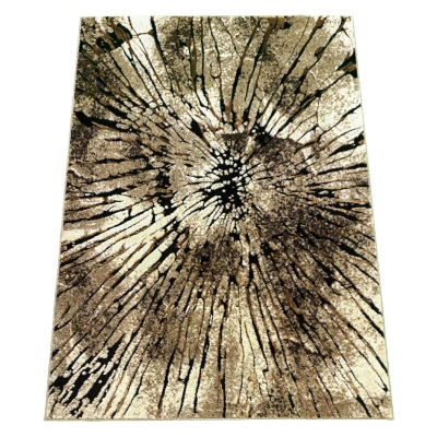 Stück Teppich mit abstraktem Muster 80x150 BRAWLEY 2 - beige / braun