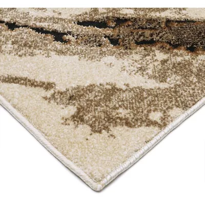 Rechteckiger Teppich 160x220 BRAWLEY 3 - beige / braun