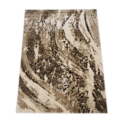 Rechteckiger Teppich 160x220 BRAWLEY 3 - beige / braun