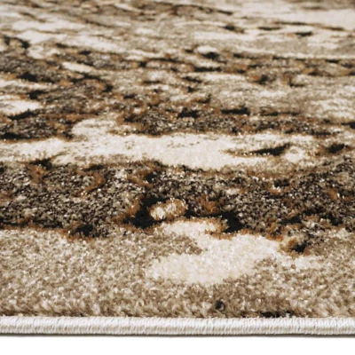 Rechteckiger Teppich 160x220 BRAWLEY 3 - beige / braun