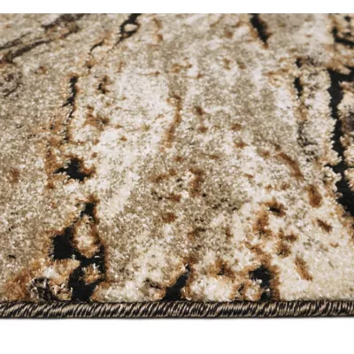 Rechteckiger Teppich 120x180 BRAWLEY 4 - beige / braun