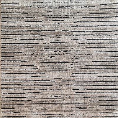 Rechteckiger Teppich 200x290 BRAWLEY 9 - beige / schwarz