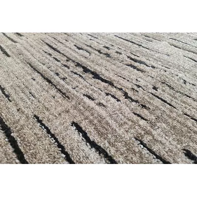 Rechteckiger Teppich 160x220 BRAWLEY 9 - beige / schwarz