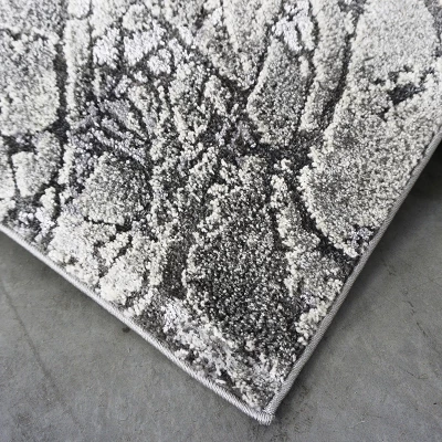 Rechteckiger Stückteppich 60x100 BREA 4 - grau / beige