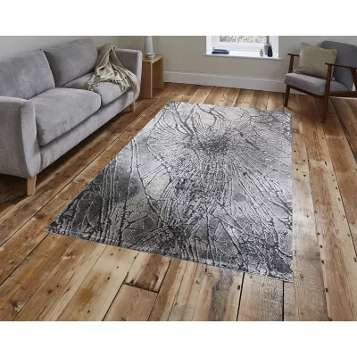 Rechteckiger Teppich 240x330 mm, Größe BREA 4 - grau/beige