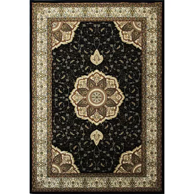 Teppich mit orientalischem Muster 250x350 CAMBRIA 1 - schwarz