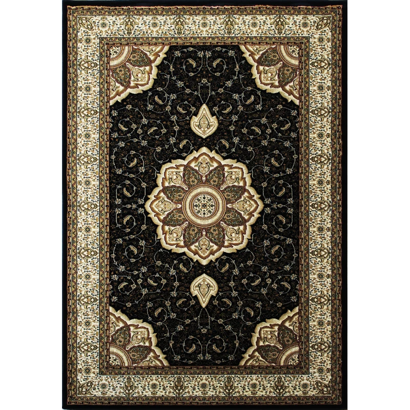 Teppich mit orientalischem Muster 150x230 CAMBRIA 1 - schwarz