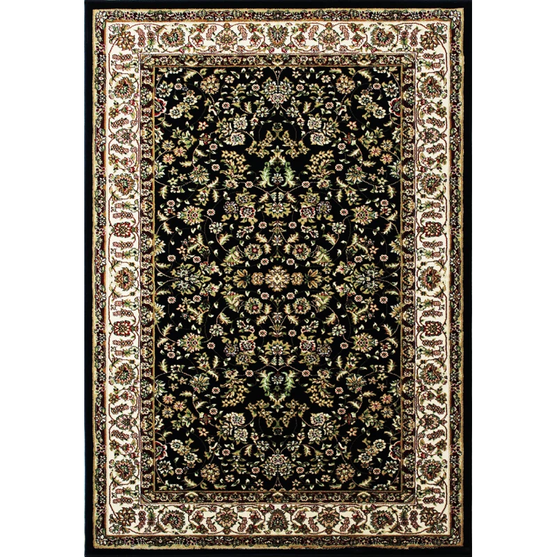Wohnzimmerteppich 100x200 CAMBRIA 2 - schwarz