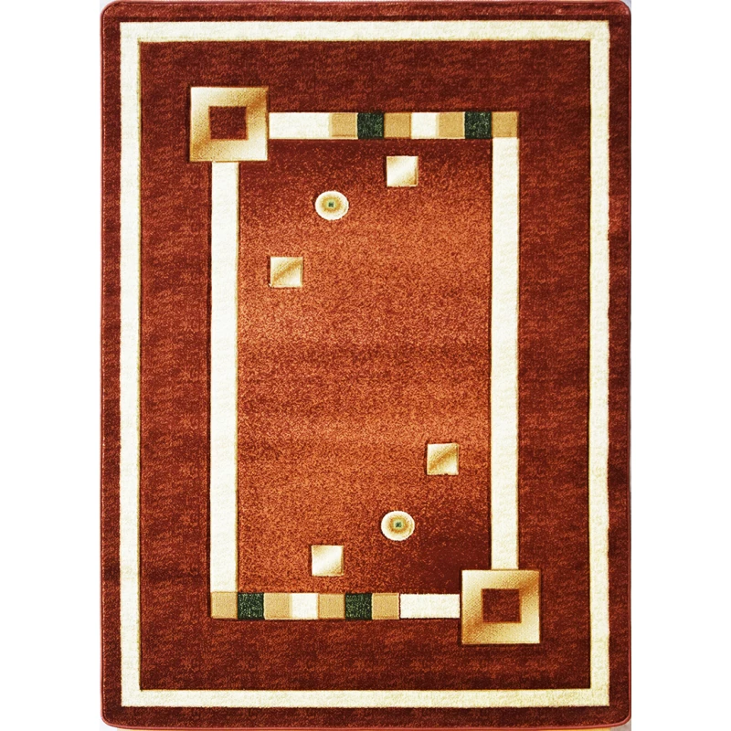 Moderner gemusterter Stückteppich 80x150 ARTESIA 5 - braun