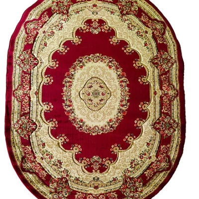 Orientalischer ovaler Teppich 200x290 ARTESIA 7 - rot