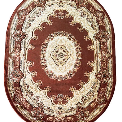 Orientalischer ovaler Teppich 160x220 ARTESIA 8 - braun