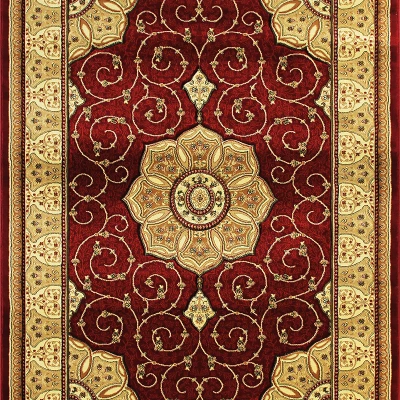 Stück Teppich mit orientalischem Muster 60x90 ARTESIA 14 - braun / gold