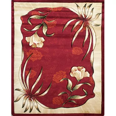 Moderner Stückteppich 140x190 ARTESIA 18 - rot
