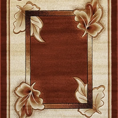 Moderner ovaler Stückteppich 200x290 ARTESIA 21 - braun