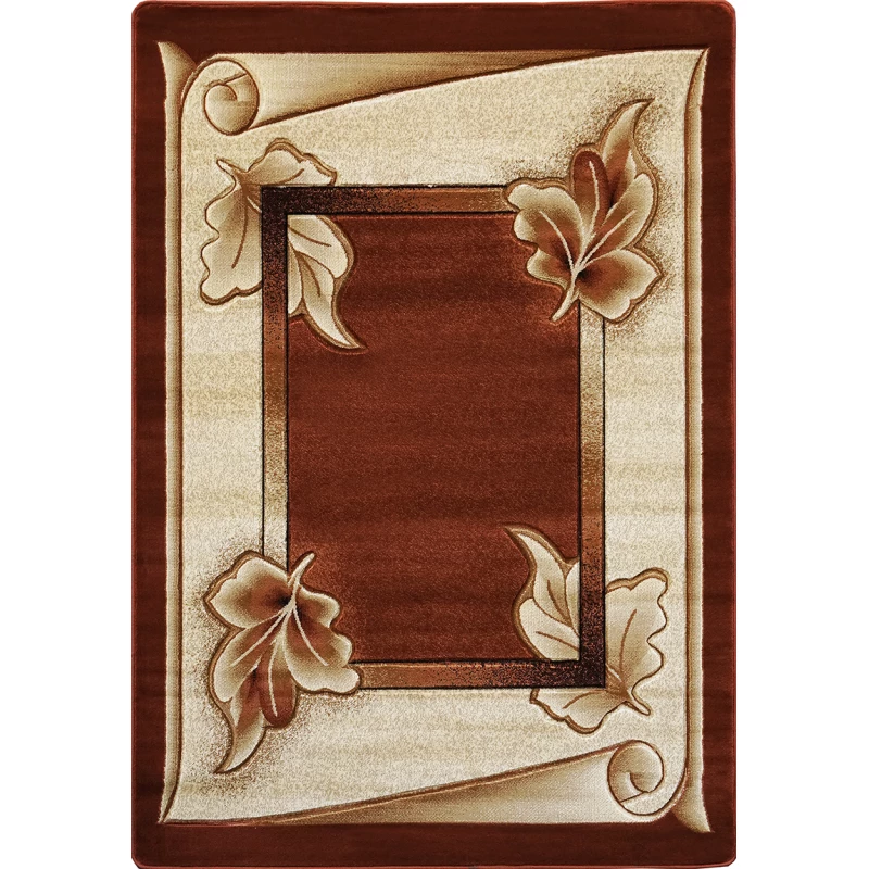Moderner ovaler Stückteppich 200x290 ARTESIA 21 - braun