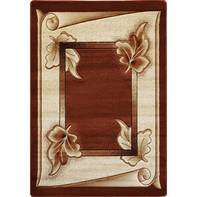 Moderner ovaler Stückteppich 200x290 ARTESIA 21 - braun