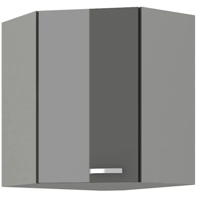 ULLERIKE Eckoberschrank - 60x60 cm, grau