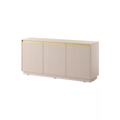 Breite Kommode mit Regalen MANANA - beige