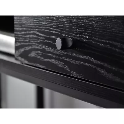 Breiter Schreibtisch AMARU – schwarz