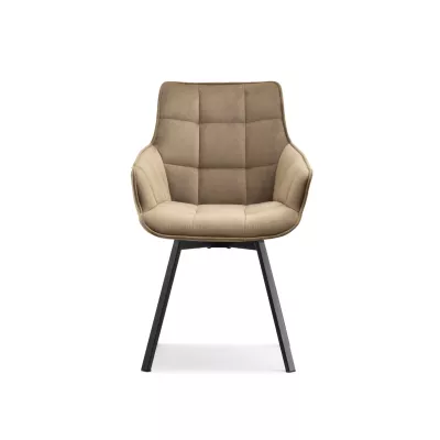 LOVISA Esszimmerstuhl - beige 2 / schwarz
