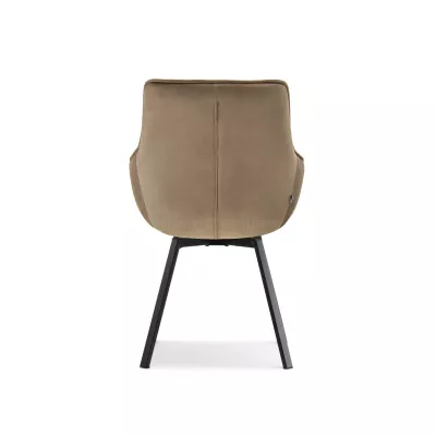 LOVISA Esszimmerstuhl - beige 2 / schwarz