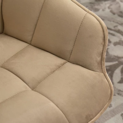 LOVISA Esszimmerstuhl - beige 2 / schwarz