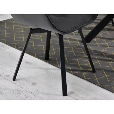 LOVISA Esszimmerstuhl – Graphit/Schwarz