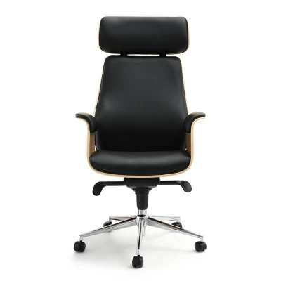 Bürostuhl BLANDINA – Eiche / Schwarz / Chrom