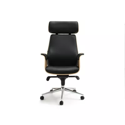 Bürostuhl BLANDINA – Eiche / Schwarz / Chrom