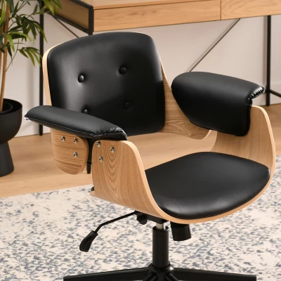 Designerstuhl ELIN – Eiche/Schwarz