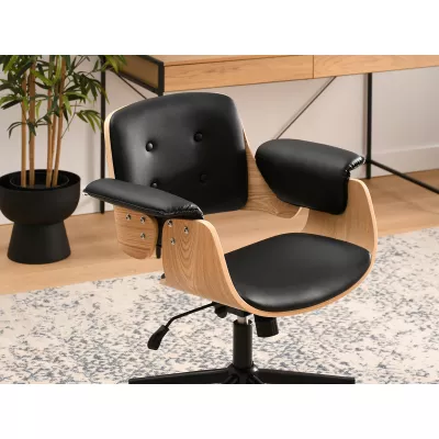 Designerstuhl ELIN – Eiche/Schwarz
