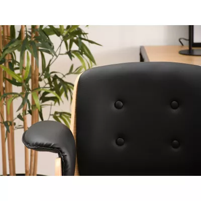 Designerstuhl ELIN – Eiche/Schwarz
