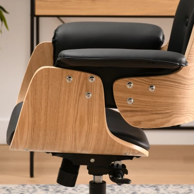 Designerstuhl ELIN – Eiche/Schwarz
