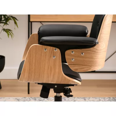 Designerstuhl ELIN – Eiche/Schwarz