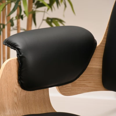 Designerstuhl ELIN – Eiche/Schwarz