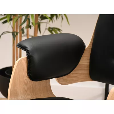 Designerstuhl ELIN – Eiche/Schwarz
