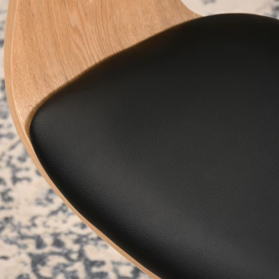 Designerstuhl ELIN – Eiche/Schwarz