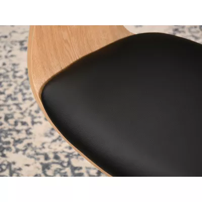 Designerstuhl ELIN – Eiche/Schwarz