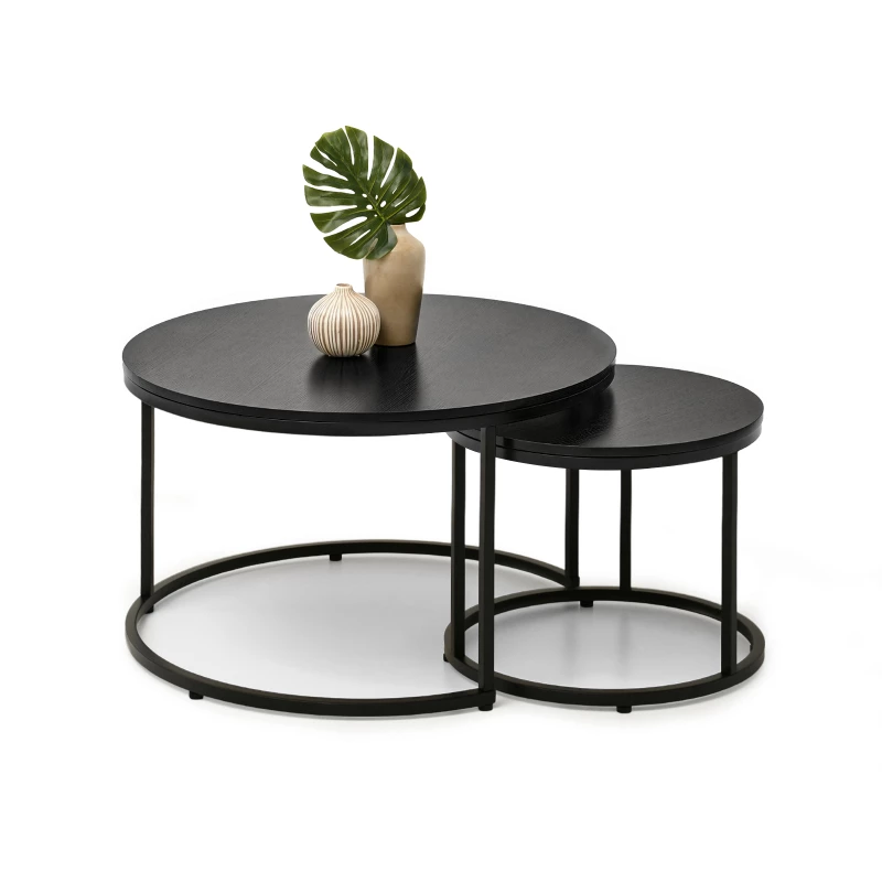 Couchtisch-Set JACEK – schwarz¨