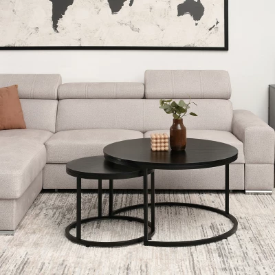 Couchtisch-Set JACEK – schwarz¨