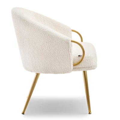 FINBAR Polstersessel – Creme/Gold